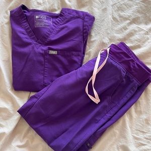 Figs Ultra Violet Zamora Petite Jogger Pants S